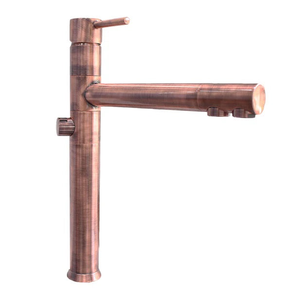 A Copper triflow filter tap front view