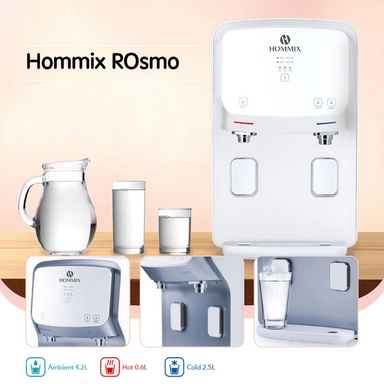 Hommix ROsmo 3-in-1 Countertop Reverse Osmosis Filtration System + UV Close Ups