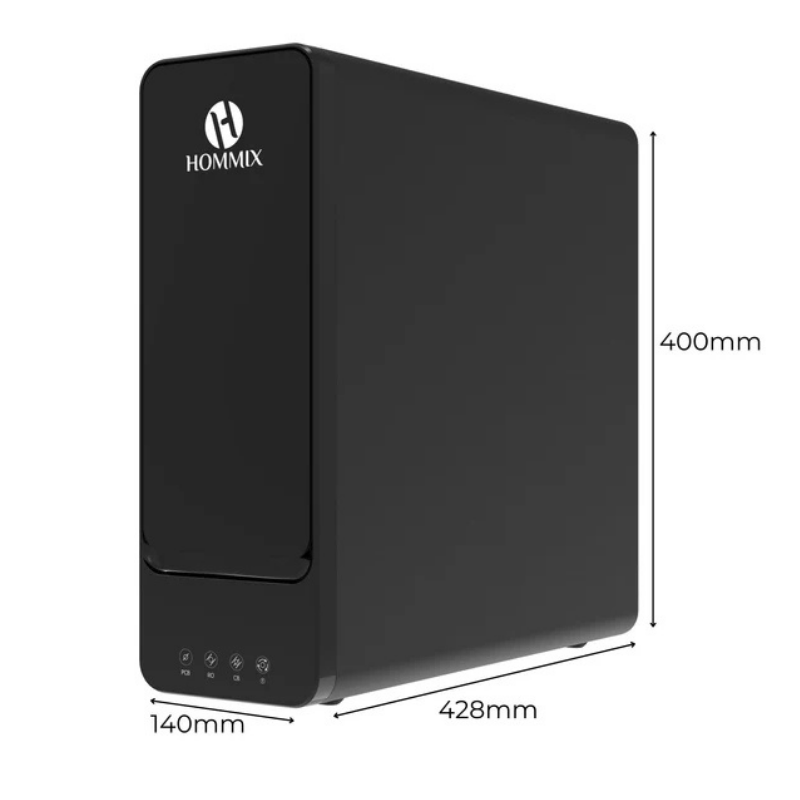 Hommix hydRO 800GPD Under Sink Tankless RO System