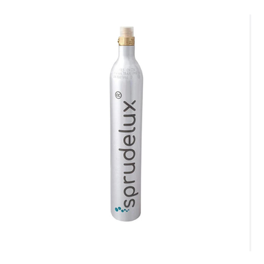 White CO2 gas cylinder bottle spray bottle on a white background 