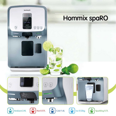 Hommix spaRO 5-in-1 Countertop Reverse Osmosis Water Filtration System + UV Configuration