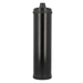 Black Commercial cylindrical water cartridge with a cap on a white background