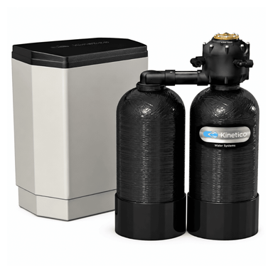 Kinetico Supersoft Pro Water Softener system on a white background