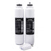Two reverse osmosis filters