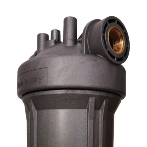 Close up of a housing cartridge for a water filter