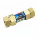 Suprion JS-75E22 Super Ion Clean brass water conditioner with blue housing and compression fittings