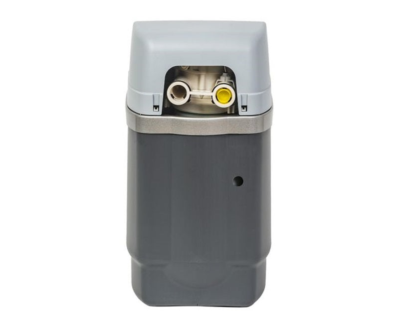 A rear view of a Tapworks Water Softener