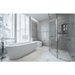 a crystal clean bathroom thanks to a water softener