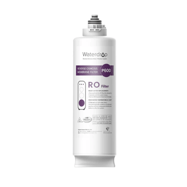 Waterdrop RO filter on a white background