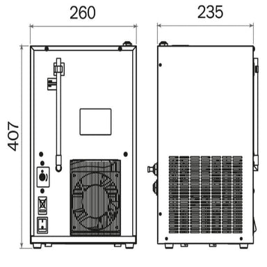 Pure 100 Chiller compact under-counter water-cooling unit