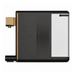 Black hydrogen ro system with gold accents on a white background